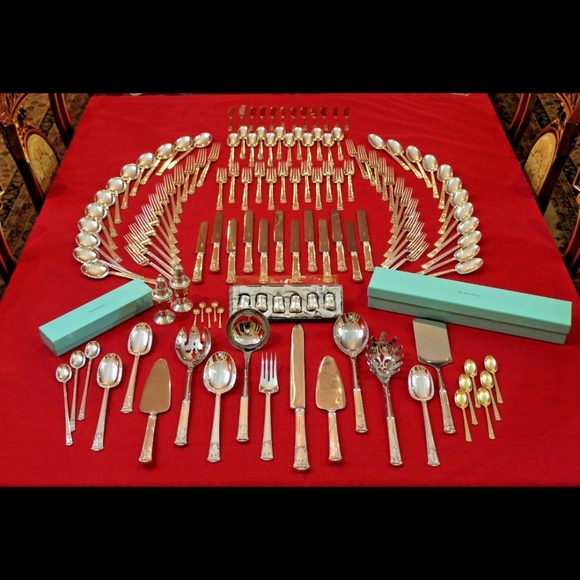 Tiffany & Co. Other - Tiffany San Lorenzo Silver Complete Flatware Set